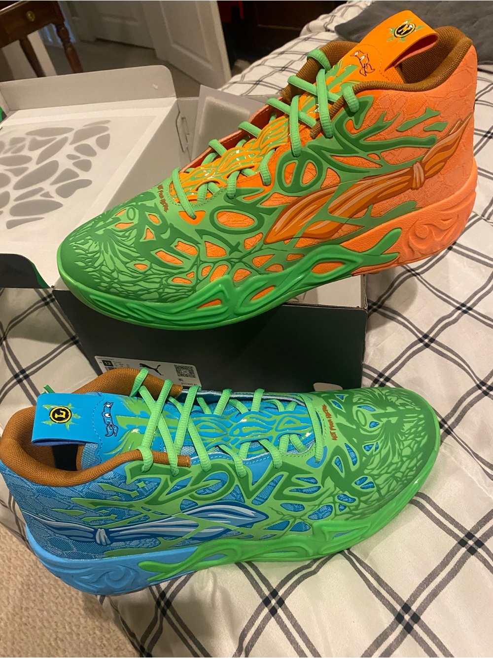 Teenage Mutant Ninja Turtles x PUMA MELO Collector Box - Leonardo Michaelangelo